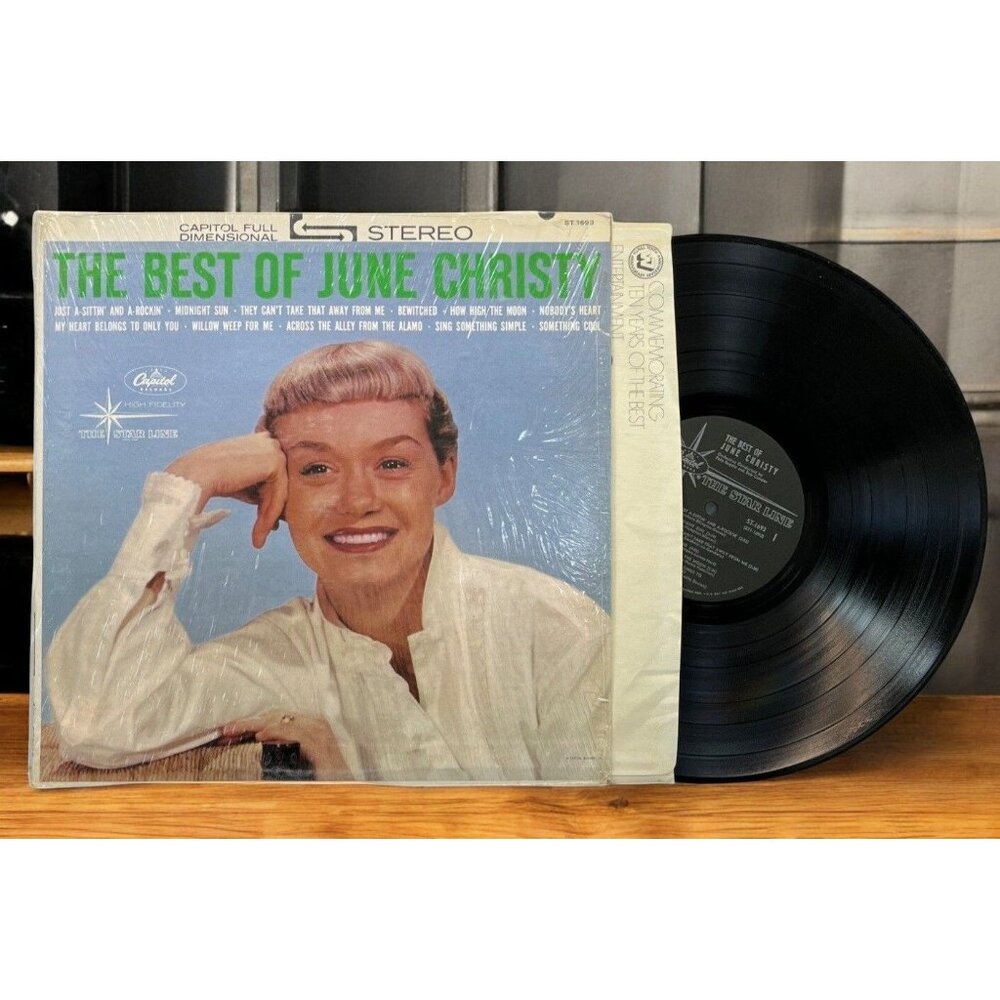 The Best Of June Christy Vinyl Record In Shrink Capitol Star Line ST-1693 LP